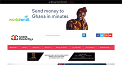 Desktop Screenshot of ghanacelebrities.com